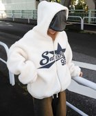 【ウィゴー/WEGO】のロゴボアパーカー ホワイトアイボリー|ID: prp329100004679845 ipo3291000000033804911