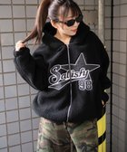 【ウィゴー/WEGO】のロゴボアパーカー ブラック|ID: prp329100004679845 ipo3291000000033804912