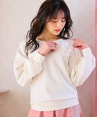 【フェルゥ/Feroux】の【洗える】ローズコサージュ ダンボールプルオーバー アイボリー系|ID: prp329100004679859 ipo3291000000033804960