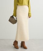 【グリーンパークス/Green Parks】の・Petit Fleur シャギーニットスカート Ivory|ID: prp329100004679868 ipo3291000000033804995