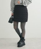 【グリーンパークス/Green Parks】の・swing by ハートキルトミニスカート Black|ID: prp329100004679871 ipo3291000000033805010