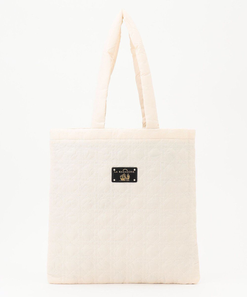 【ラ バガジェリー/LA BAGAGERIE】のバイカラー キルティングビッグトート インテリア・キッズ・メンズ・レディースファッション・服の通販 founy(ファニー) ファッション Fashion レディースファッション Fashion for Women バッグ Bags シンプル Simple, Minimal スマート Smart, Elegant ボストンバッグ Boston Bag, Retro Bag ポケット Pocket, Pocket Detail 旅行 Travel 軽量 Lightweight, Ultra Light ビジネス 仕事 通勤 Business / Work / Commuting アイボリー|ID: prp329100004679887 ipo3291000000033805074