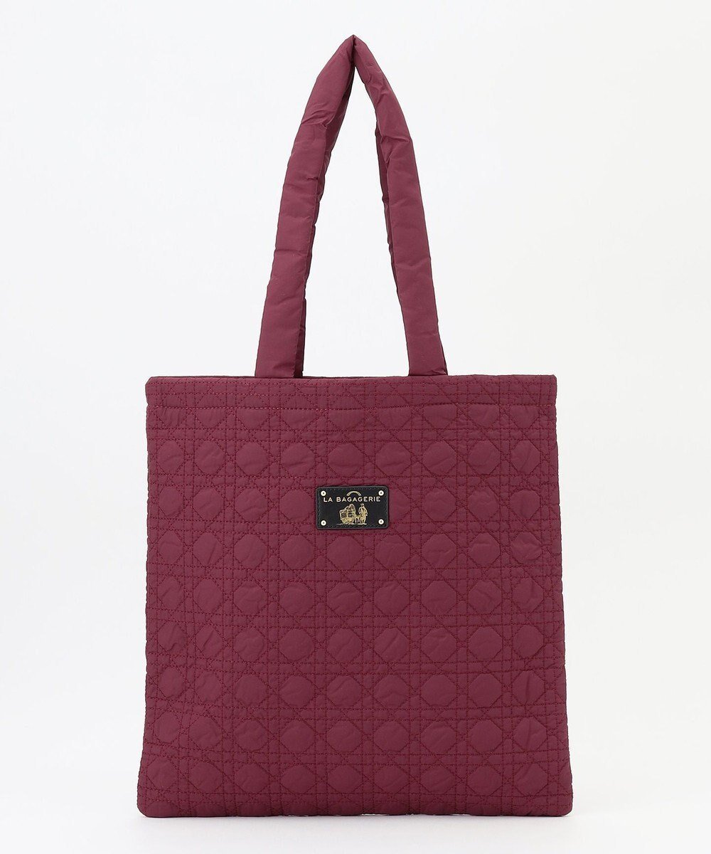 【ラ バガジェリー/LA BAGAGERIE】のバイカラー キルティングビッグトート インテリア・キッズ・メンズ・レディースファッション・服の通販 founy(ファニー) ファッション Fashion レディースファッション Fashion for Women バッグ Bags シンプル Simple, Minimal スマート Smart, Elegant ボストンバッグ Boston Bag, Retro Bag ポケット Pocket, Pocket Detail 旅行 Travel 軽量 Lightweight, Ultra Light ビジネス 仕事 通勤 Business / Work / Commuting ワイン|ID: prp329100004679887 ipo3291000000033805075