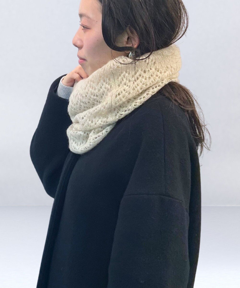 【ムーンバット/MOONBAT】の【カシミヤ100%】2WAYレーシーニットスヌードマフラー インテリア・キッズ・メンズ・レディースファッション・服の通販 founy(ファニー) ファッション Fashion レディースファッション Fashion for Women トップス・カットソー Cut & Sew Tops ニット Knit Tops & Sweaters マフラー・スヌード / 冬小物の定番 Scarves & Mufflers アクセサリー Fashion Accessories スヌード Snood, Infinity Scarf 防寒 Cold Protection, Winter-Ready マフラー Scarf, Muffler A/W・秋冬 Autumn/Winter おすすめ Recommended / Our Picks エレガント 上品 Elegant ギフト プレゼント Gift / Present ベージュ|ID: prp329100004679903 ipo3291000000033805122