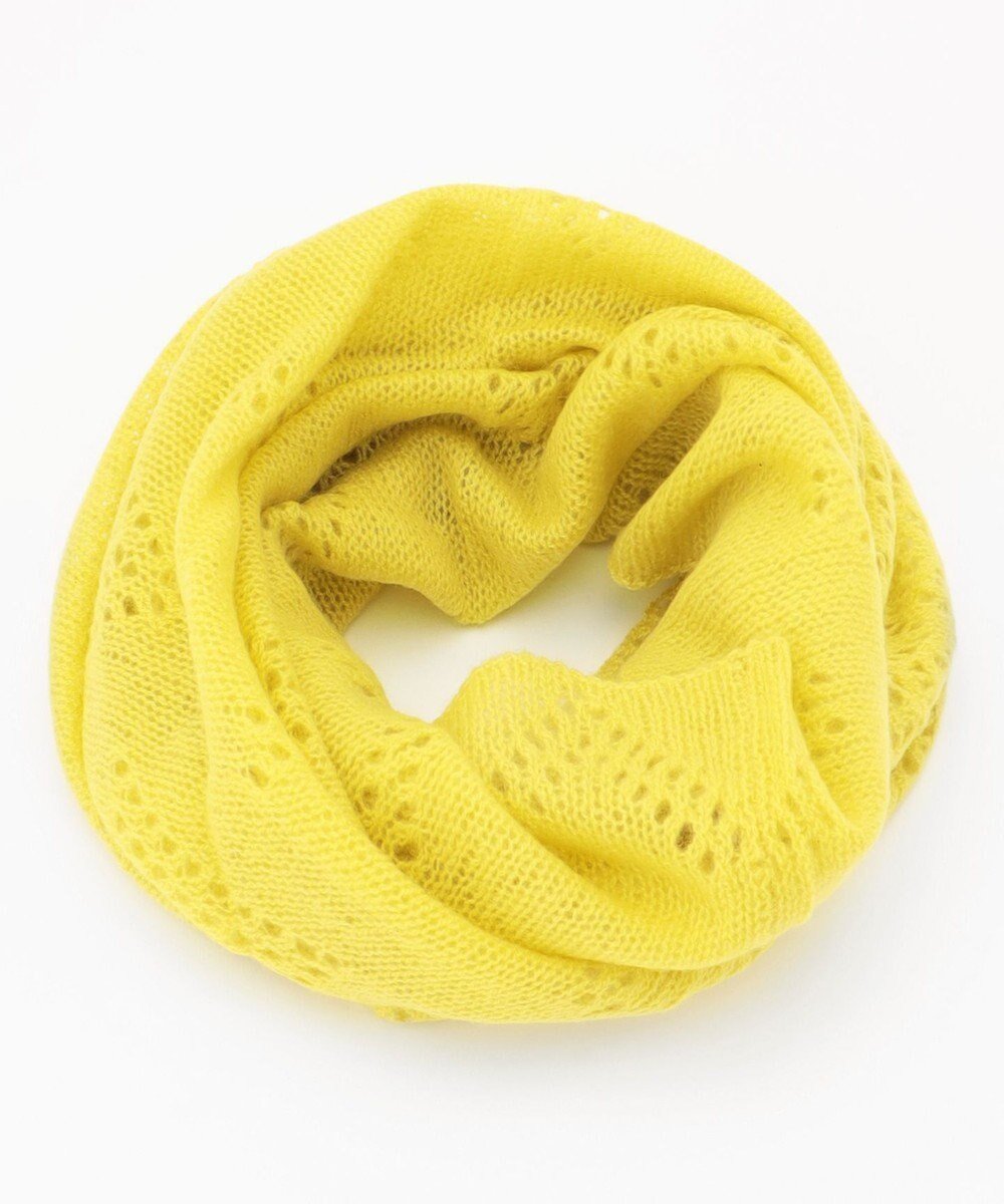 【ムーンバット/MOONBAT】の【カシミヤ100%】2WAYレーシーニットスヌードマフラー インテリア・キッズ・メンズ・レディースファッション・服の通販 founy(ファニー) ファッション Fashion レディースファッション Fashion for Women トップス・カットソー Cut & Sew Tops ニット Knit Tops & Sweaters マフラー・スヌード / 冬小物の定番 Scarves & Mufflers アクセサリー Fashion Accessories スヌード Snood, Infinity Scarf 防寒 Cold Protection, Winter-Ready マフラー Scarf, Muffler A/W・秋冬 Autumn/Winter おすすめ Recommended / Our Picks エレガント 上品 Elegant ギフト プレゼント Gift / Present レモンイエロー|ID: prp329100004679903 ipo3291000000033805123