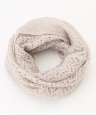 【ムーンバット/MOONBAT】の【カシミヤ100%】2WAYレーシーニットスヌードマフラー グレー|ID: prp329100004679903 ipo3291000000035519066