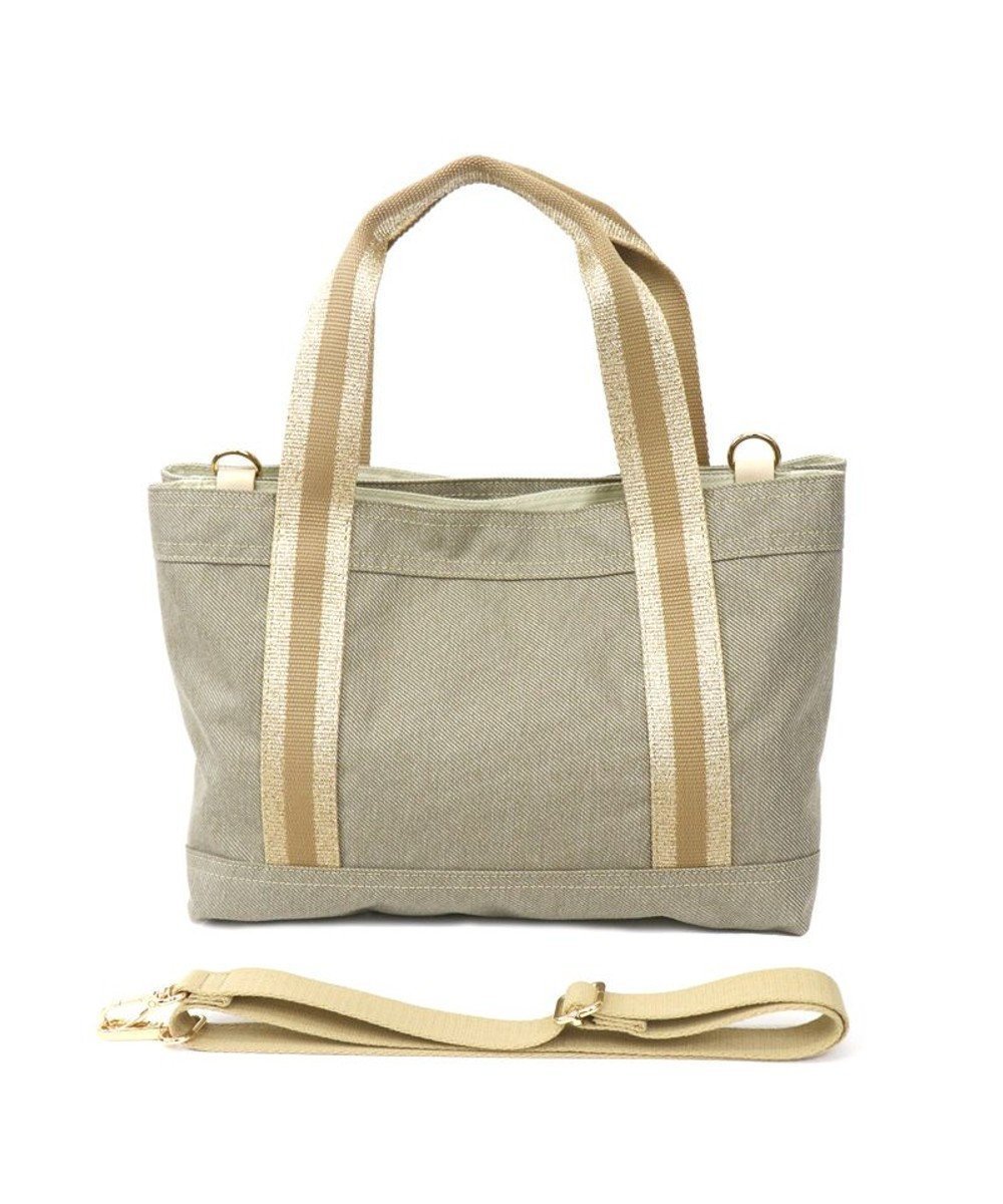 【レガロフェリーチェ/Regalo Felice】の【撥水 / 色落ちしないデニム調生地 / ショルダー付】2層トート / REGALO インテリア・キッズ・メンズ・レディースファッション・服の通販 founy(ファニー) 　ファッション　Fashion　レディースファッション　Fashion for Women　バッグ　Bags　イタリア　Italy　傘　Umbrella, Parasol　ショルダー　Shoulder, Shoulder Strap　財布　Wallet, Purse　デニム　Denim, Jeans Material　ポケット　Pocket, Pocket Detail　BE|ID: prp329100004679905 ipo3291000000033805132