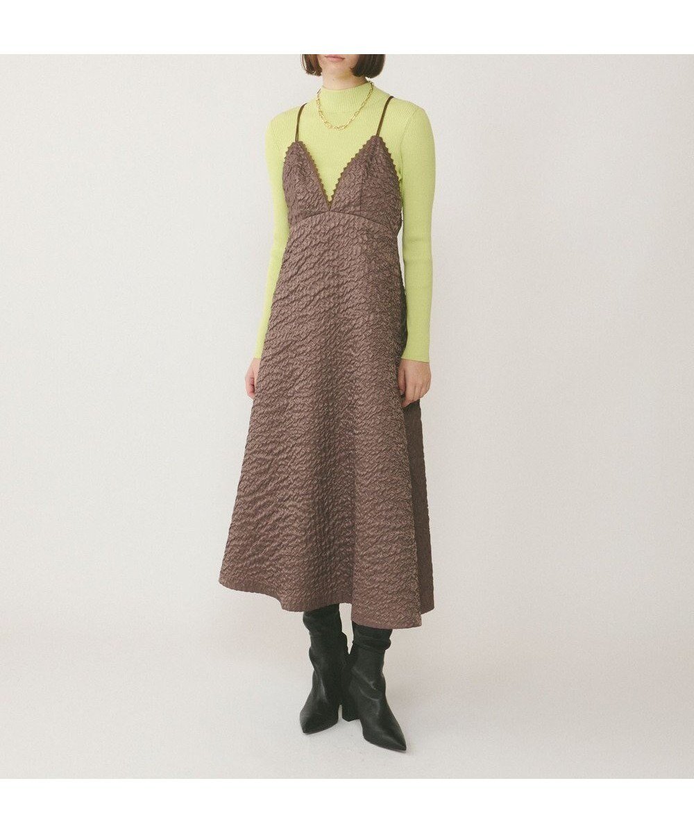 【グレース コンチネンタル/GRACE CONTINENTAL】のエンボスキャミワンピース 人気、トレンドファッション・服の通販 founy(ファニー) 　ファッション　Fashion　レディースファッション　Fashion for Women　ワンピース　Dresses　キャミソールワンピース　Camisole Dresses　キャミワンピース　Cami Dress, Slip Dress　シンプル　Simple, Minimal　タフタ　Taffeta, Structured Fabric　タートルネック　Turtleneck, High Neck　ラップ　Wrap, Wrap Design　夏　Summer　S/S・春夏　SS, Spring/Summer, Warm Season　A/W・秋冬　Autumn/Winter　 other-1|ID: prp329100004679912 ipo3291000000033805159