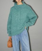 【グリーンパークス/Green Parks】のケーブル編みハイネックニット 人気、トレンドファッション・服の通販 founy(ファニー) ファッション Fashion レディースファッション Fashion for Women トップス・カットソー Cut & Sew Tops ニット Knit Tops & Sweaters おすすめ Recommended / Our Picks セーター Sweater, Knitwear ハイネック High Neck, Mock Neck フェミニン Feminine, Girly 冬 Winter / This Winter 定番 Standard, Basic Item A/W・秋冬 Autumn/Winter thumbnail Green|ID: prp329100004679916 ipo3291000000033805176