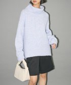 【グリーンパークス/Green Parks】のケーブル編みハイネックニット 人気、トレンドファッション・服の通販 founy(ファニー) ファッション Fashion レディースファッション Fashion for Women トップス・カットソー Cut & Sew Tops ニット Knit Tops & Sweaters おすすめ Recommended / Our Picks セーター Sweater, Knitwear ハイネック High Neck, Mock Neck フェミニン Feminine, Girly 冬 Winter / This Winter 定番 Standard, Basic Item A/W・秋冬 Autumn/Winter thumbnail Blue|ID: prp329100004679916 ipo3291000000033805177