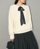 【グリーンパークス/Green Parks】のボウタイリボン付きニット 人気、トレンドファッション・服の通販 founy(ファニー) ファッション Fashion レディースファッション Fashion for Women トップス・カットソー Cut & Sew Tops ニット Knit Tops & Sweaters エレガント 上品 Elegant シンプル Simple, Minimal ストライプ Stripe, Striped Pattern セーター Sweater, Knitwear バランス Balance, Style Balance フェミニン Feminine, Girly フランス France, French フロント Front, Front Design ポケット Pocket, Pocket Detail リボン Ribbon, Bow A/W・秋冬 Autumn/Winter おすすめ Recommended / Our Picks ビジネス 仕事 通勤 Business / Work / Commuting thumbnail Off White|ID: prp329100004679918 ipo3291000000033805184