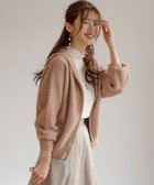 【エニィ スィス/any SiS】の【洗える】シャギーニット パーカー モカピンク|ID: prp329100004679924 ipo3291000000034296356