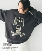 【クラフトスタンダードブティック/CRAFT STANDARD BOUTIQUE】の【PEANUTS】クルーネックニット 人気、トレンドファッション・服の通販 founy(ファニー) ファッション Fashion レディースファッション Fashion for Women トップス・カットソー Cut & Sew Tops ニット Knit Tops & Sweaters キャラクター Character, Licensed Characters セーター Sweater, Knitwear フロント Front, Front Design ポケット Pocket, Pocket Detail 人気 Popular, Best Seller A/W・秋冬 Autumn/Winter thumbnail Black|ID: prp329100004679930 ipo3291000000033805223
