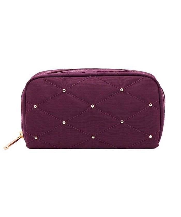 【レスポートサック/LeSportsac】のRECTANGULAR COSMETIC/ワインキルトスタッズ インテリア・キッズ・メンズ・レディースファッション・服の通販 founy(ファニー) https://founy.com/ ファッション Fashion レディースファッション Fashion for Women ミニ財布・二つ折り財布 Wallets & Card Cases ポーチ&ミニバッグ Pouches & Mini Bags キルティング Quilted, Quilting 軽量 Lightweight, Ultra Light スクエア Square, Square Shape スタッズ Studs, Metal Accents 財布 Wallet, Purse 人気 Popular, Best Seller プリント Print, Printed Pattern ポケット Pocket, Pocket Detail ポーチ Pouch, Small Case メタリック Metallic, Shiny Finish リップ Lip, Lip Motif 旅行 Travel ビジネス 仕事 通勤 Business / Work / Commuting |ID: prp329100004679942 ipo3291000000033805260