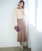 【エニィ スィス/any SiS】の【2SET】シャギー ニット × ワンピース セット モカピンク|ID: prp329100004679950 ipo3291000000034296337