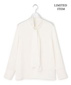 【アイシービー/iCB】の【WEB限定】 ドレープサテン ボウタイブラウス 人気、トレンドファッション・服の通販 founy(ファニー) ファッション Fashion レディースファッション Fashion for Women トップス・カットソー Cut & Sew Tops シャツ・ブラウス・オフィスカジュアル Elegant Blouses & Button-Ups 2025年 2025 2025-2026秋冬・A/W Autumn/Winter 2025–26 AW25–26 サテン Satin, Glossy Fabric ジャケット Jacket, Outerwear セレモニー Ceremony ツイード Twill, Twill Weave ドレープ Drape, Draping Fabric 人気 Popular, Best Seller ビジネス 仕事 通勤 Business / Work / Commuting A/W・秋冬 Autumn/Winter thumbnail オフホワイト系|ID: prp329100004679968 ipo3291000000034959304