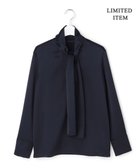 【アイシービー/iCB】の【WEB限定】 ドレープサテン ボウタイブラウス 人気、トレンドファッション・服の通販 founy(ファニー) ファッション Fashion レディースファッション Fashion for Women トップス・カットソー Cut & Sew Tops シャツ・ブラウス・オフィスカジュアル Elegant Blouses & Button-Ups 2025年 2025 2025-2026秋冬・A/W Autumn/Winter 2025–26 AW25–26 サテン Satin, Glossy Fabric ジャケット Jacket, Outerwear セレモニー Ceremony ツイード Twill, Twill Weave ドレープ Drape, Draping Fabric 人気 Popular, Best Seller ビジネス 仕事 通勤 Business / Work / Commuting A/W・秋冬 Autumn/Winter thumbnail ネイビー系|ID: prp329100004679968 ipo3291000000034959305