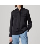 【アイシービー/iCB】の【WEB限定】 ドレープサテン ボウタイブラウス 人気、トレンドファッション・服の通販 founy(ファニー) ファッション Fashion レディースファッション Fashion for Women トップス・カットソー Cut & Sew Tops シャツ・ブラウス・オフィスカジュアル Elegant Blouses & Button-Ups 2025年 2025 2025-2026秋冬・A/W Autumn/Winter 2025–26 AW25–26 サテン Satin, Glossy Fabric ジャケット Jacket, Outerwear セレモニー Ceremony ツイード Twill, Twill Weave ドレープ Drape, Draping Fabric 人気 Popular, Best Seller ビジネス 仕事 通勤 Business / Work / Commuting A/W・秋冬 Autumn/Winter thumbnail ブラック系|ID: prp329100004679968 ipo3291000000034959306