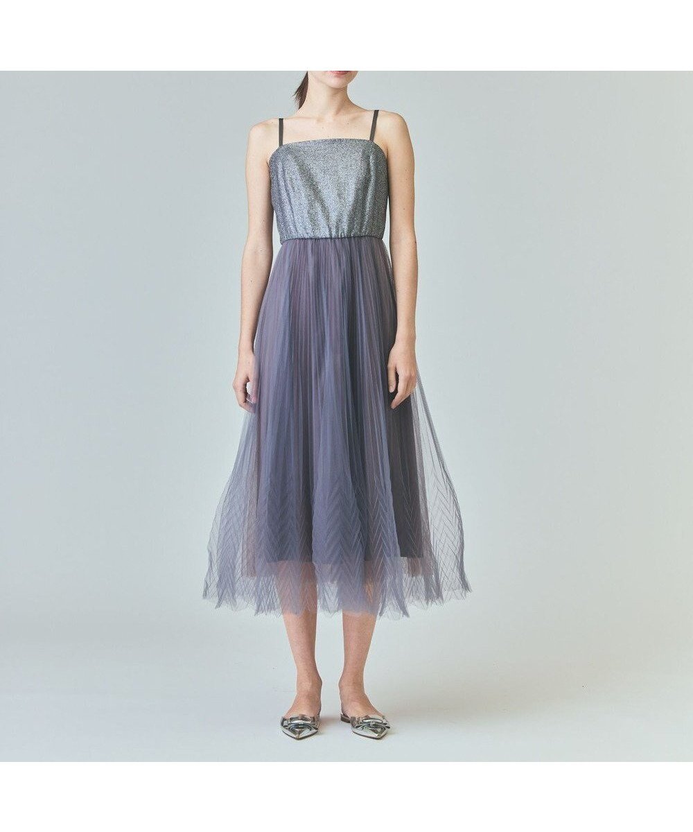 【グレース コンチネンタル/GRACE CONTINENTAL】のチュールプリーツコンビワンピース 人気、トレンドファッション・服の通販 founy(ファニー) 　ファッション　Fashion　レディースファッション　Fashion for Women　ワンピース　Dresses　イタリア　Italy　ジャケット　Jacket, Outerwear　セットアップ　Set-Up, Coordinated Outfit　チュール　Tulip, Tulip Motif　ランダム　Random, Irregular　夏　Summer　年末　Year-end　S/S・春夏　SS, Spring/Summer, Warm Season　A/W・秋冬　Autumn/Winter　 other-1|ID: prp329100004679983 ipo3291000000033805388