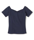 【チャコット/Chacott】のハーフスリーブトップ 人気、トレンドファッション・服の通販 founy(ファニー) ファッション Fashion レディースファッション Fashion for Women トップス・カットソー Cut & Sew Tops ダイヤモンド Diamond, Brilliant Cut デコルテ Décolleté, Neckline thumbnail ネイビー|ID: prp329100004679984 ipo3291000000033805393