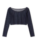 【チャコット/Chacott】のチュールショートトップ 人気、トレンドファッション・服の通販 founy(ファニー) ファッション Fashion レディースファッション Fashion for Women トップス・カットソー Cut & Sew Tops ショート Short, Short Length チュール Tulip, Tulip Motif thumbnail ネイビー|ID: prp329100004679985 ipo3291000000033805397