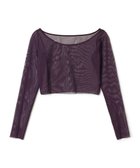 【チャコット/Chacott】のチュールショートトップ 人気、トレンドファッション・服の通販 founy(ファニー) ファッション Fashion レディースファッション Fashion for Women トップス・カットソー Cut & Sew Tops ショート Short, Short Length チュール Tulip, Tulip Motif thumbnail ブラックベリー|ID: prp329100004679985 ipo3291000000033805399