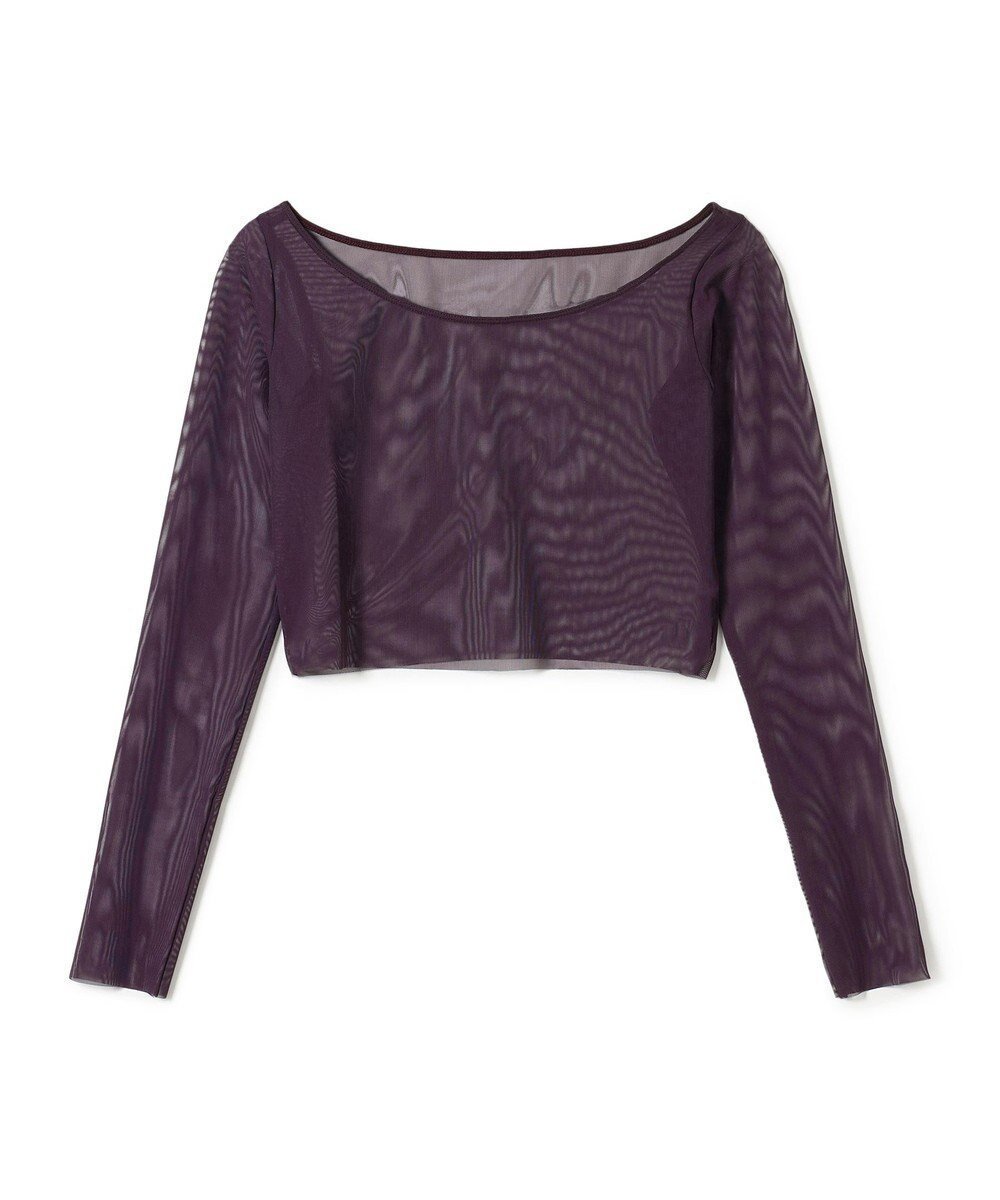 【チャコット/Chacott】のチュールショートトップ インテリア・キッズ・メンズ・レディースファッション・服の通販 founy(ファニー) ファッション Fashion レディースファッション Fashion for Women トップス・カットソー Cut & Sew Tops ショート Short, Short Length チュール Tulip, Tulip Motif ブラックベリー|ID: prp329100004679985 ipo3291000000033805399