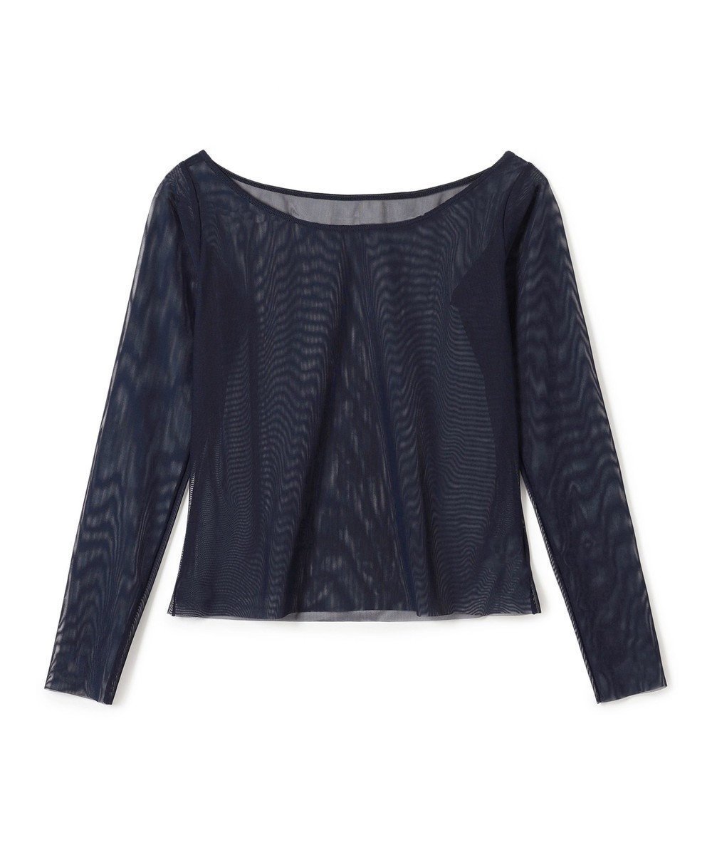 【チャコット/Chacott】のチュールトップ インテリア・キッズ・メンズ・レディースファッション・服の通販 founy(ファニー) ファッション Fashion レディースファッション Fashion for Women トップス・カットソー Cut & Sew Tops チュール Tulip, Tulip Motif ネイビー|ID: prp329100004679986 ipo3291000000033805402