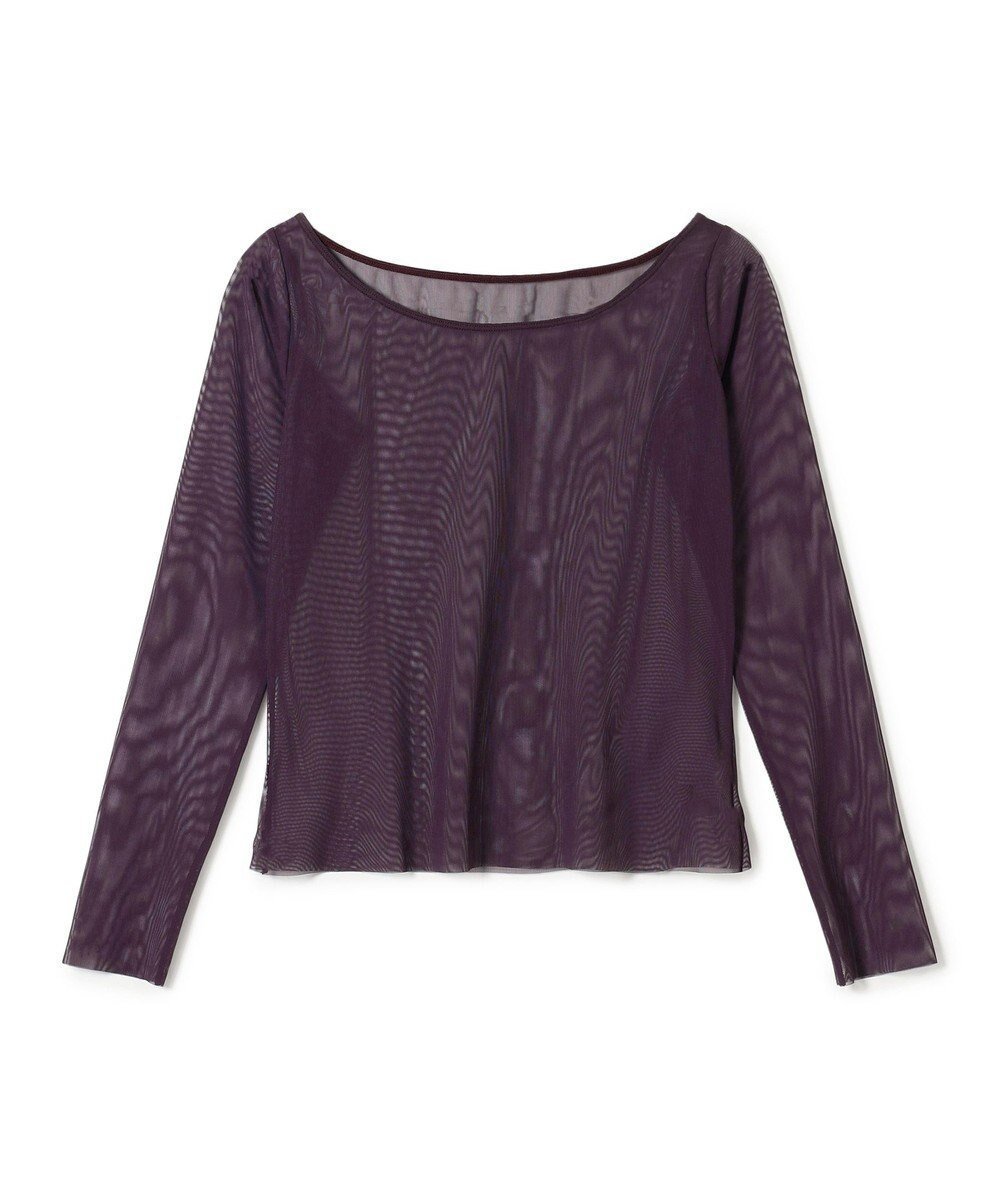 【チャコット/Chacott】のチュールトップ インテリア・キッズ・メンズ・レディースファッション・服の通販 founy(ファニー) ファッション Fashion レディースファッション Fashion for Women トップス・カットソー Cut & Sew Tops チュール Tulip, Tulip Motif ブラックベリー|ID: prp329100004679986 ipo3291000000033805404