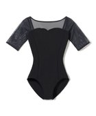 【チャコット/Chacott】の5分袖レオタード 人気、トレンドファッション・服の通販 founy(ファニー) ファッション Fashion レディースファッション Fashion for Women トップス・カットソー Cut & Sew Tops シンプル Simple, Minimal ストレッチ Stretch, Stretchy Fabric フィット Fit, Slim Fit ヨーク Yoke, Yoke Design 人気 Popular, Best Seller thumbnail ブラック|ID: prp329100004679991 ipo3291000000033805424