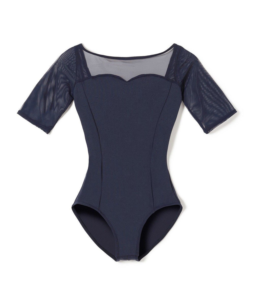【チャコット/Chacott】の5分袖レオタード インテリア・キッズ・メンズ・レディースファッション・服の通販 founy(ファニー) ファッション Fashion レディースファッション Fashion for Women トップス・カットソー Cut & Sew Tops シンプル Simple, Minimal ストレッチ Stretch, Stretchy Fabric フィット Fit, Slim Fit ヨーク Yoke, Yoke Design 人気 Popular, Best Seller ネイビー|ID: prp329100004679991 ipo3291000000033805425