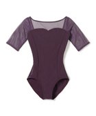 【チャコット/Chacott】の5分袖レオタード 人気、トレンドファッション・服の通販 founy(ファニー) ファッション Fashion レディースファッション Fashion for Women トップス・カットソー Cut & Sew Tops シンプル Simple, Minimal ストレッチ Stretch, Stretchy Fabric フィット Fit, Slim Fit ヨーク Yoke, Yoke Design 人気 Popular, Best Seller thumbnail ブラックベリー|ID: prp329100004679991 ipo3291000000033805426