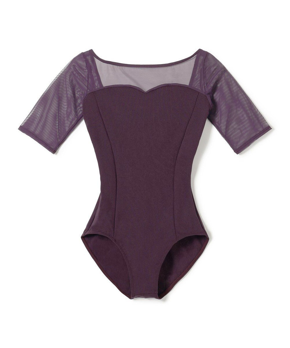 【チャコット/Chacott】の5分袖レオタード インテリア・キッズ・メンズ・レディースファッション・服の通販 founy(ファニー) ファッション Fashion レディースファッション Fashion for Women トップス・カットソー Cut & Sew Tops シンプル Simple, Minimal ストレッチ Stretch, Stretchy Fabric フィット Fit, Slim Fit ヨーク Yoke, Yoke Design 人気 Popular, Best Seller ブラックベリー|ID: prp329100004679991 ipo3291000000033805426