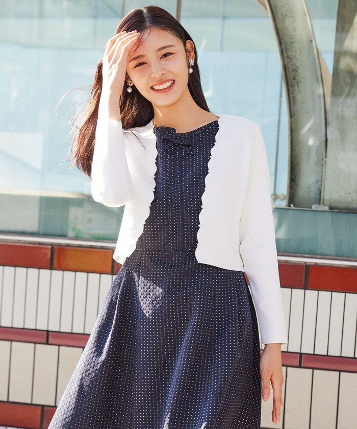 【トッカ/TOCCA】の【洗える】SCALLOP ボレロ インテリア・キッズ・メンズ・レディースファッション・服の通販 founy(ファニー) https://founy.com/ ファッション Fashion レディースファッション Fashion for Women アウター Coat / Outerwear Collection ボレロ・ショート丈ジャケット / ドレス羽織りに Boleros & Short Jackets 2025年 2025 2025春夏・S/S Spring/Summer 2025 SS25 スカラップ Scallop, Scalloped Edge ボレロ Bolero, Short Cardigan 夏 Summer S/S・春夏 SS, Spring/Summer, Warm Season 洗える Machine Washable A/W・秋冬 Autumn/Winter |ID: prp329100004680000 ipo3291000000033805454
