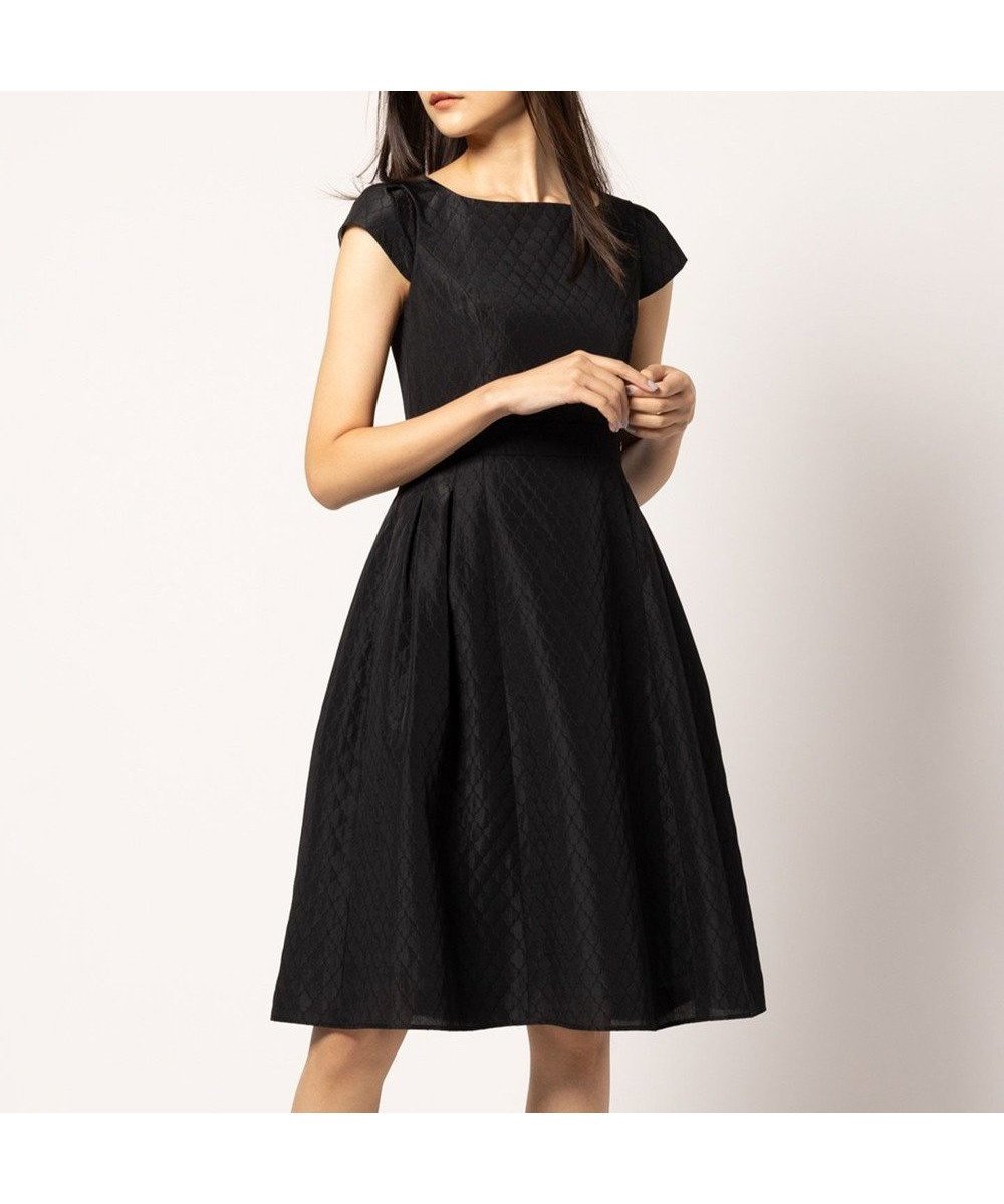 【トッカ/TOCCA】の【洗える】QUEEN OF CLOVER ドレス インテリア・キッズ・メンズ・レディースファッション・服の通販 founy(ファニー) 　ファッション　Fashion　レディースファッション　Fashion for Women　ワンピース　Dresses　フォーマル・パーティードレス・結婚式用ドレス　Elegant & Casual Dresses　キルト　Quilt, Quilted Fabric　ドレス　Dress, One-Piece　夏　Summer　S/S・春夏　SS, Spring/Summer, Warm Season　洗える　Machine Washable　A/W・秋冬　Autumn/Winter　ブラック|ID: prp329100004680001 ipo3291000000036150634