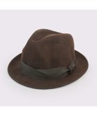 【アトレナ/ATRENA】の【UNISEX】グログラン巻きマニッシュ 中折れハット Lサイズ ブラウン|ID: prp329100004680007 ipo3291000000033805481