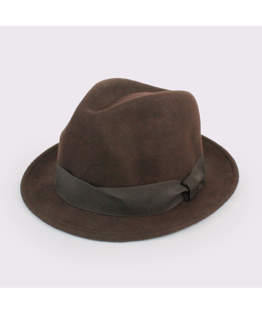 【アトレナ/ATRENA】の【UNISEX】グログラン巻きマニッシュ 中折れハット Lサイズ インテリア・キッズ・メンズ・レディースファッション・服の通販 founy(ファニー) ファッション Fashion レディースファッション Fashion for Women キャップ&ハット Hats & Caps 中折れハット Fedora Hats / Wide-Brim Hats ユニセックス Unisex, Genderless グログラン Grosgrain, Grosgrain Ribbon シンプル Simple, Minimal フェルト Felt, Felt Fabric マニッシュ Mannish, Boyish リボン Ribbon, Bow 定番 Standard, Basic Item 帽子 Hat, Headwear A/W・秋冬 Autumn/Winter ブラウン|ID: prp329100004680007 ipo3291000000033805481