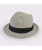 【アトレナ/ATRENA】の【UNISEX】グログラン巻きマニッシュ 中折れハット Mサイズ グレー|ID: prp329100004680008 ipo3291000000033805486