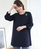 【ティアクラッセ/Tiaclasse】の【洗える】タックスリーブポンチチュニック 人気、トレンドファッション・服の通販 founy(ファニー) ファッション Fashion レディースファッション Fashion for Women トップス・カットソー Cut & Sew Tops シャツ・ブラウス・オフィスカジュアル Elegant Blouses & Button-Ups ロングTシャツ・Tシャツ Longline T-Shirts & Tees カットソー・ベーシックTシャツ Cut-and-Sewn Tops / Stretch Tees & Basics おすすめ Recommended / Our Picks カットソー Cut and Sewn Top チュニック Tunic, Long Top フレア Flare, Flared ポケット Pocket, Pocket Detail ラウンド Round, Round Neck 人気 Popular, Best Seller 洗える Machine Washable A/W・秋冬 Autumn/Winter thumbnail ネイビー|ID: prp329100004680032 ipo3291000000036256024