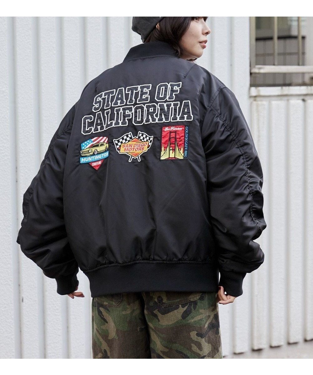 【ウィゴー/WEGO】の【ユニセックス着用ITEM】パテッドワッペンMA-1 インテリア・キッズ・メンズ・レディースファッション・服の通販 founy(ファニー) 　ファッション　Fashion　レディースファッション　Fashion for Women　アウター　Coat / Outerwear Collection　コート・ロングコート・ピーコート　Long Coats, Peacoats & More　レディースジャケット・軽アウター　Jackets　モッズコート・ミリタリー風アウター　Mods & Field Coats　MA-1ジャケット　MA-1 Bomber Jackets / Flight Jackets　インナー　Innerwear　秋　Autumn　シンプル　Simple, Minimal　ジャケット　Jacket, Outerwear　スマホ　Smartphone, Mobile Device　トレンド　Trend, Trending Now　定番　Standard, Basic Item　バランス　Balance, Style Balance　パーカー　Hoodie, Parka　ビッグ　Big, Oversized　羽織　Haori, Light Jacket　防寒　Cold Protection, Winter-Ready　ミリタリー　Military, Army Style　モッズコート　Mods Coat, Military Parka　無地　Plain, Solid Color　冬　Winter / This Winter　A/W・秋冬　Autumn/Winter　おすすめ　Recommended / Our Picks　ブラック|ID: prp329100004680038 ipo3291000000033805592