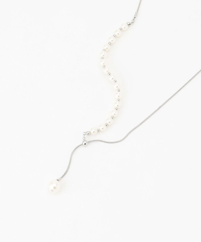 【エニィ スィス/any SiS】のフェイクパールラリエット ネックレス インテリア・キッズ・メンズ・レディースファッション・服の通販 founy(ファニー) https://founy.com/ ファッション Fashion レディースファッション Fashion for Women ジュエリー Jewelry ネックレス Necklaces & Pendants アクセサリー Fashion Accessories シンプル Simple, Minimal ネックレス Necklace, Pendant Necklace メタル Metal, Metal Parts エレガント 上品 Elegant 新作・新入荷 New Arrivals / New In |ID: prp329100004680063 ipo3291000000034736469