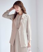 【エニィ スィス/any SiS】の【洗える】セレモニーダブルクロス ジレ ライトベージュ|ID: prp329100004680066 ipo3291000000034282310