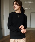 【トック/TOQUE】の〈高垣麗子さんコラボ/STORY3月号掲載〉【洗える/ユニセックス】ベビーアルパカラグランニット 漆黒|ID: prp329100004680069 ipo3291000000033805698
