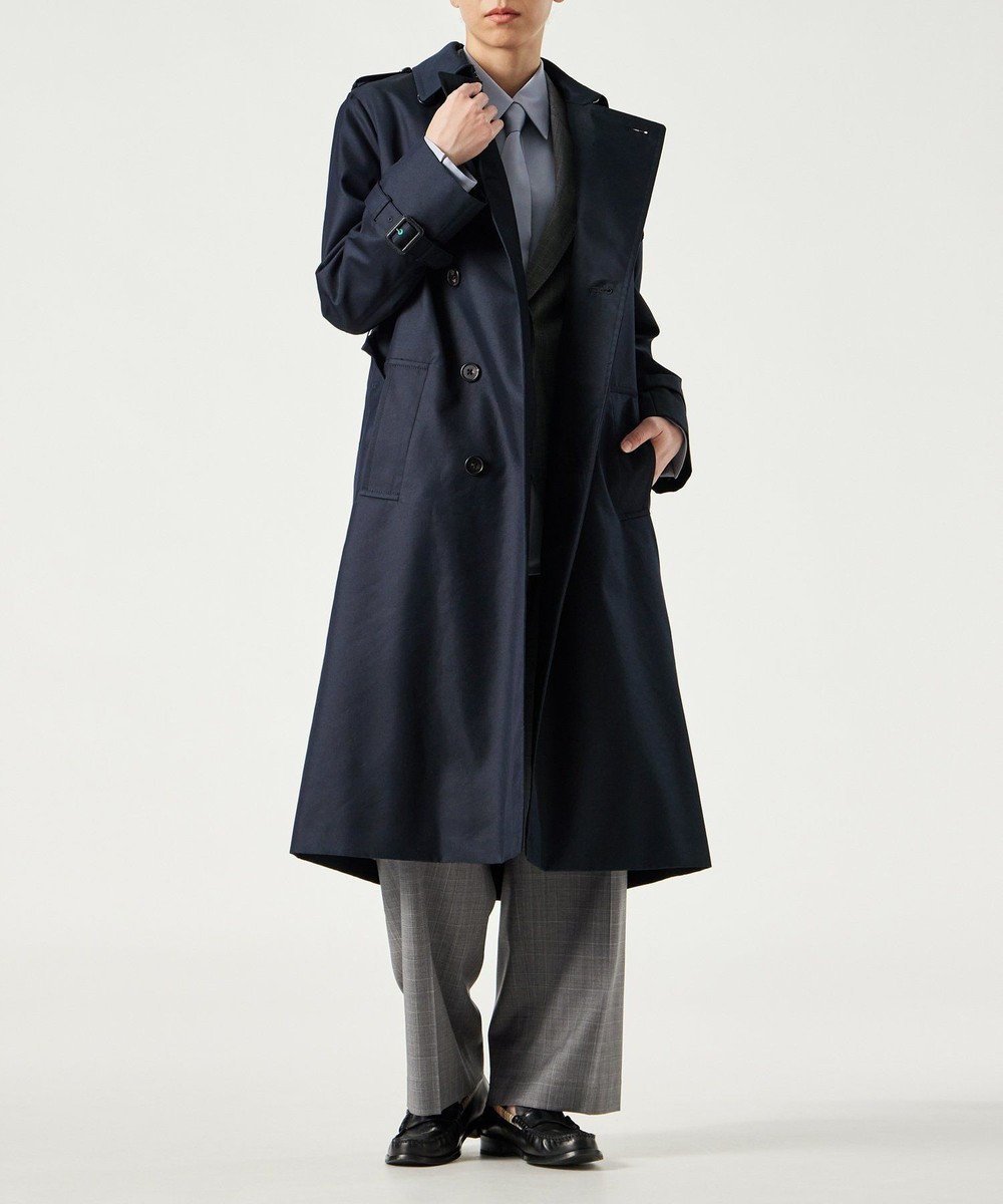 【ポール スミス/Paul Smith】のトレンチコート インテリア・キッズ・メンズ・レディースファッション・服の通販 founy(ファニー) 　ファッション　Fashion　レディースファッション　Fashion for Women　アウター　Coat / Outerwear Collection　コート・ロングコート・ピーコート　Long Coats, Peacoats & More　レディースジャケット・軽アウター　Jackets　トレンチコート / 春秋の定番アウター　Trench Coats　ジャケット　Jacket, Outerwear　ストレート　Straight, Straight Cut　トラベル　Travel, Travel Gear　トレンチ　Trench, Trench Coat　ハウンドトゥース　Houndstooth, Dogtooth Check　フェミニン　Feminine, Girly　フォーマル　Formal, Dressy　ライナー　Liner, Inner Layer　夏　Summer　定番　Standard, Basic Item　S/S・春夏　SS, Spring/Summer, Warm Season　A/W・秋冬　Autumn/Winter　ビジネス 仕事 通勤　Business / Work / Commuting　ネイビー|ID: prp329100004680079 ipo3291000000033805748