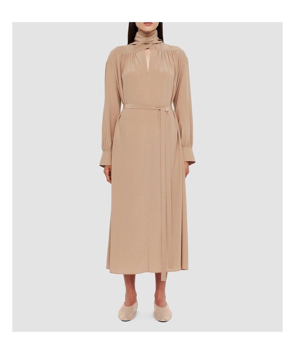 【ジョゼフ/JOSEPH】のニューCDC Vネックドレス インテリア・キッズ・メンズ・レディースファッション・服の通販 founy(ファニー) 　ファッション　Fashion　レディースファッション　Fashion for Women　ワンピース　Dresses　フォーマル・パーティードレス・結婚式用ドレス　Elegant & Casual Dresses　ギャザー　Gathered, Ruffled　クラシック　Classic, Timeless Style　シルク　Silk, 100% Silk　センター　Center, Center Line　ドレス　Dress, One-Piece　フィット　Fit, Slim Fit　フロント　Front, Front Design　ヨーク　Yoke, Yoke Design　リラックス　Relax, Relaxed Fit　夏　Summer　春　Spring　S/S・春夏　SS, Spring/Summer, Warm Season　Blusher|ID: prp329100004680098 ipo3291000000033805813
