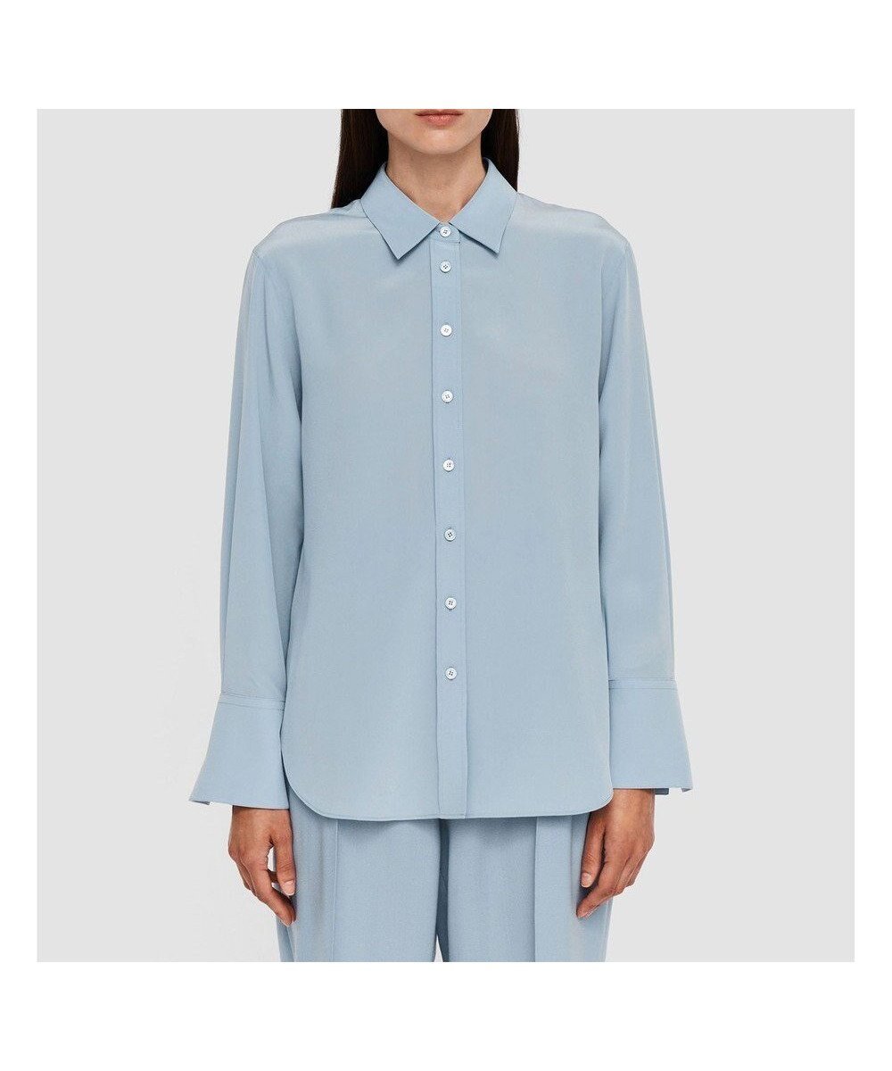 【ジョゼフ/JOSEPH】のニューCDC ジョーブラウス インテリア・キッズ・メンズ・レディースファッション・服の通販 founy(ファニー) ファッション Fashion レディースファッション Fashion for Women トップス・カットソー Cut & Sew Tops シャツ・ブラウス・オフィスカジュアル Elegant Blouses & Button-Ups シルク Silk, 100% Silk フロント Front, Front Design 夏 Summer 春 Spring S/S・春夏 SS, Spring/Summer, Warm Season Faded Sky|ID: prp329100004680099 ipo3291000000033805817