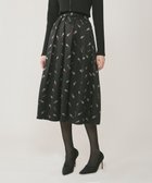 【グレース コンチネンタル/GRACE CONTINENTAL】のリップジャガードタックスカート ブラック|ID: prp329100004680167 ipo3291000000033806386