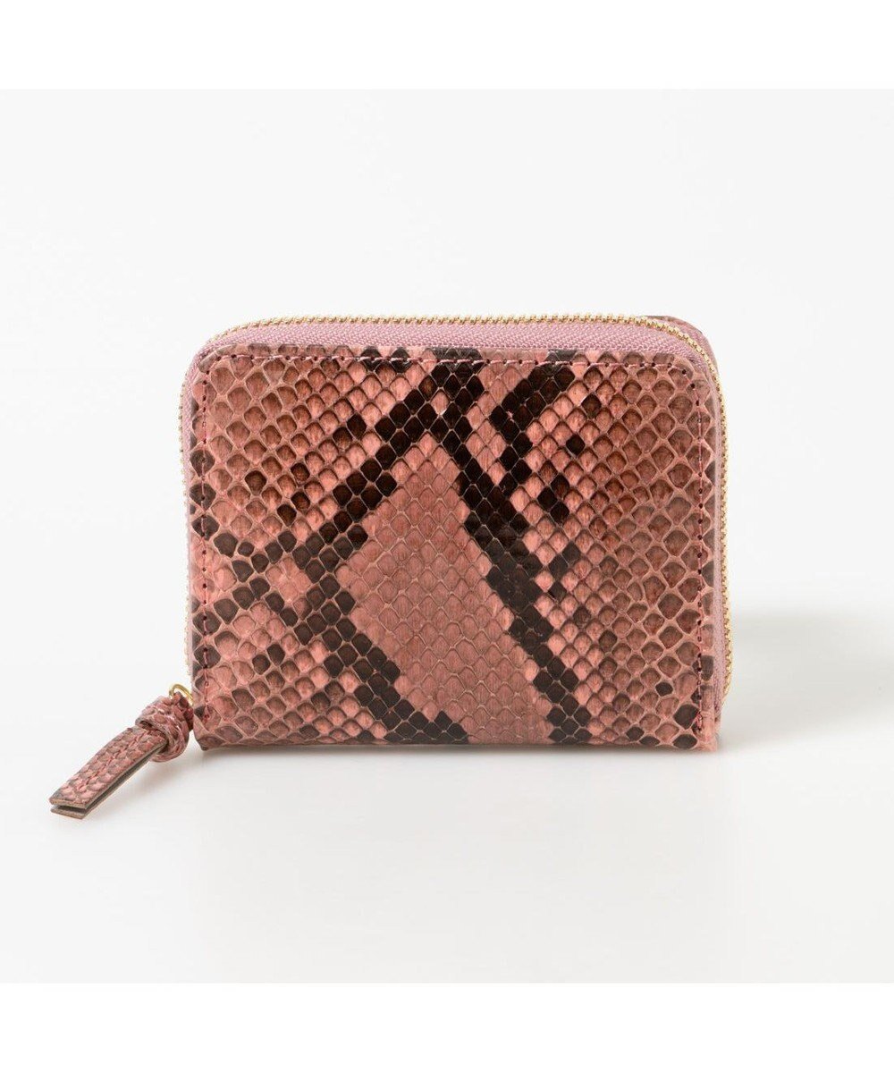 【アンビリオン/UNBILLION】のペルケ perche / ダイヤモンドパイソン・ジャバラカートウォレット インテリア・キッズ・メンズ・レディースファッション・服の通販 founy(ファニー) 　ファッション　Fashion　レディースファッション　Fashion for Women　ミニ財布・二つ折り財布　Wallets & Card Cases　コンパクト　Compact, Small Size　ショルダー　Shoulder, Shoulder Strap　財布　Wallet, Purse　人気　Popular, Best Seller　ボックス　Boxy, Box Shape　ポケット　Pocket, Pocket Detail　おすすめ　Recommended / Our Picks　ピンク|ID: prp329100004680182 ipo3291000000033806432
