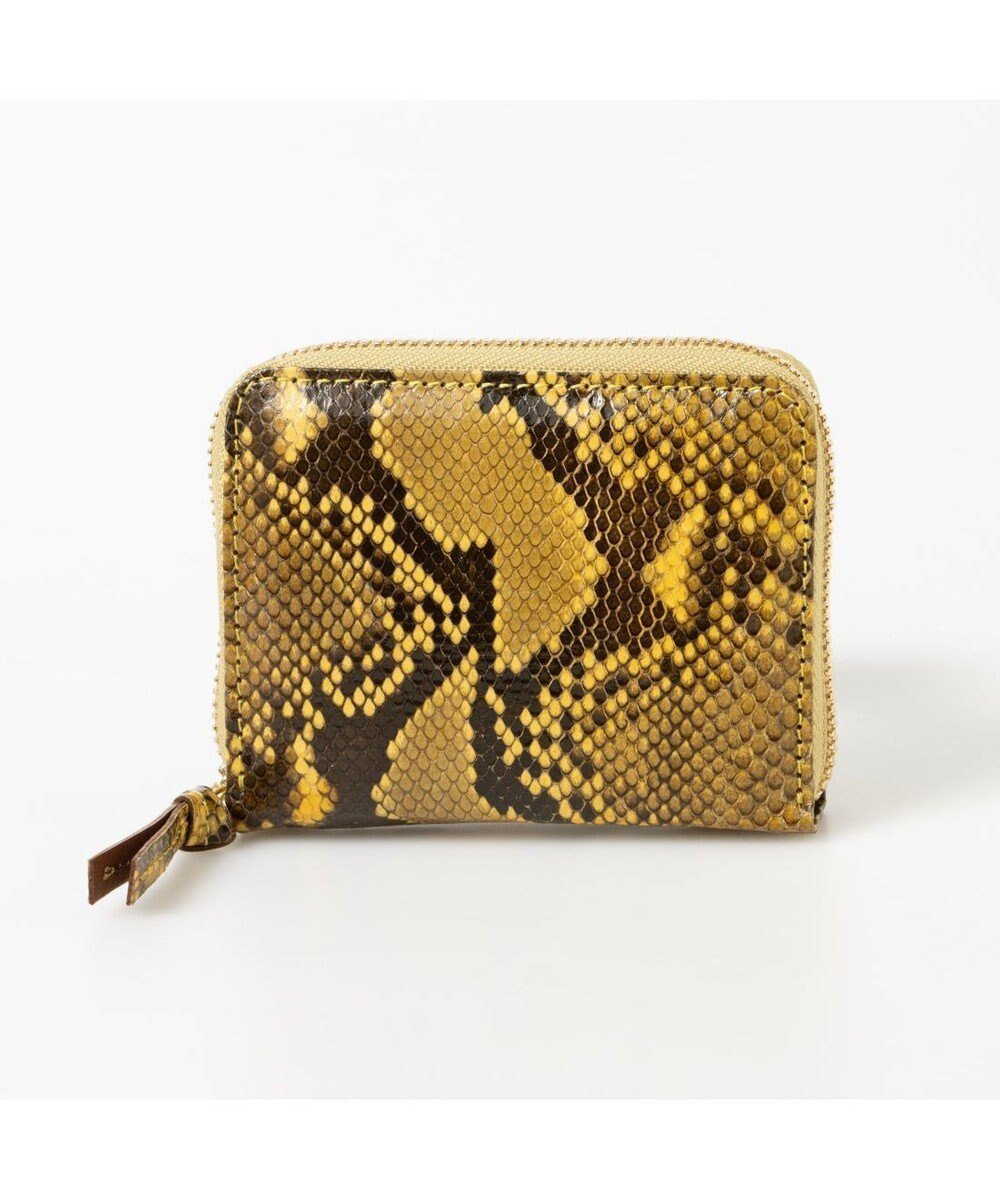 【アンビリオン/UNBILLION】のペルケ perche / ダイヤモンドパイソン・ジャバラカートウォレット インテリア・キッズ・メンズ・レディースファッション・服の通販 founy(ファニー) 　ファッション　Fashion　レディースファッション　Fashion for Women　ミニ財布・二つ折り財布　Wallets & Card Cases　コンパクト　Compact, Small Size　ショルダー　Shoulder, Shoulder Strap　財布　Wallet, Purse　人気　Popular, Best Seller　ボックス　Boxy, Box Shape　ポケット　Pocket, Pocket Detail　おすすめ　Recommended / Our Picks　イエロー|ID: prp329100004680182 ipo3291000000033806433