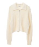 【アースミュージックアンドエコロジー/earth music&ecology】のシャギージップカーディガン 人気、トレンドファッション・服の通販 founy(ファニー) ファッション Fashion レディースファッション Fashion for Women トップス・カットソー Cut & Sew Tops カーディガン・羽織り Layered Style Cardigans おすすめ Recommended / Our Picks カーディガン Cardigan, Knitwear コンパクト Compact, Small Size フィット Fit, Slim Fit フェミニン Feminine, Girly フロント Front, Front Design ポケット Pocket, Pocket Detail A/W・秋冬 Autumn/Winter thumbnail Ivory|ID: prp329100004680202 ipo3291000000033806509